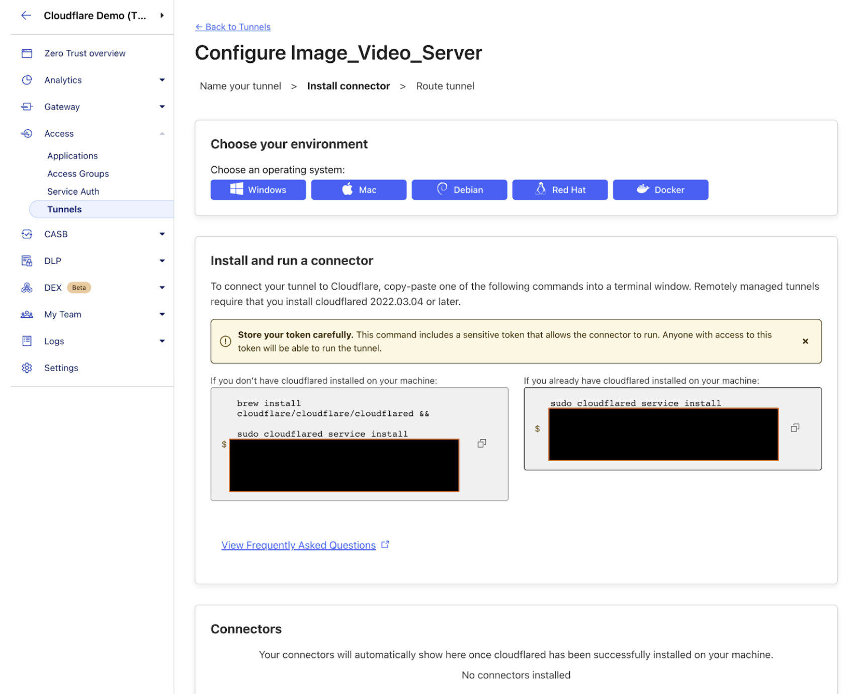 Cloudflare supports tunnel deployment/configuration for all popular operating systems.